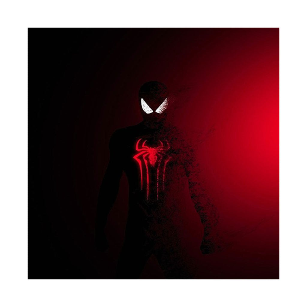 Venom-Inspired Dark Red Poster — Matte Vertical Superhero Wall Art